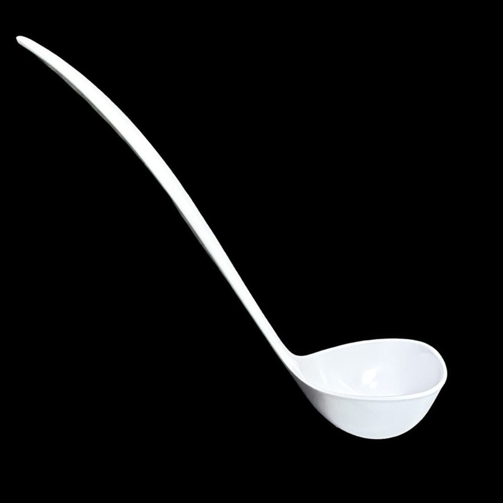 Rosti Denmark 2825 Melamine Ladle 12" White Mid Century Modern Vintage